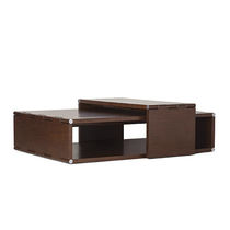 Table basse contemporaine / en chêne / avec...