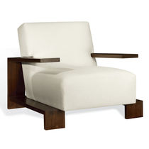 Fauteuil contemporain / en tissu