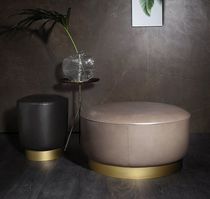 Ottoman contemporain / en tissu / en cuir...