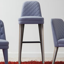 Chaise de bar contemporaine / en cuir /...