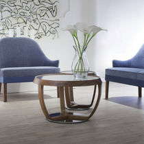 Table basse contemporaine / en noyer / en...