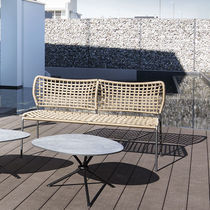 Banquette contemporaine / en corde / avec...