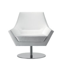 Fauteuil contemporain / en tissu / gris...