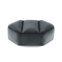 Pouf contemporain / en tissu / en cuir /...