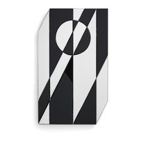 Miroir mural / design original / noir