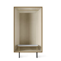 Armoire contemporaine / en noyer / avec...