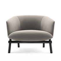 Fauteuil contemporain / en tissu / en cuir...