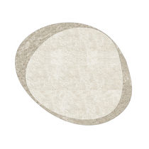 Tapis contemporain / uni / en fibres synthétiques