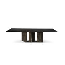 Table contemporaine / en frêne / avec piètement...