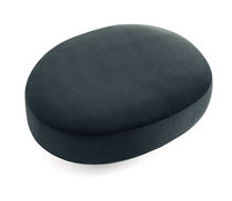Pouf contemporain / en cuir / en tissu /...