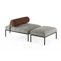 Banquette contemporaine / en tissu / en...