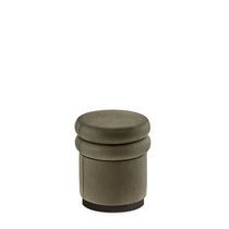 Pouf contemporain / en cuir / en tissu /...