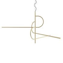 Suspension / en laiton / contemporaine /...