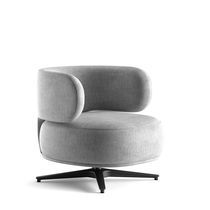 Fauteuil contemporain / en tissu / en cuir...