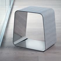 Tabouret contemporain / avec piètement en...