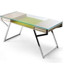 Bureau contemporain / en frêne / en inox...