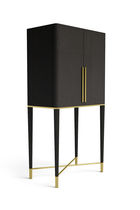 Meuble bar contemporain / en laiton / en...