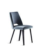 Chaise contemporaine / en velours