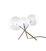 Lampe de table / en verre / en laiton /...