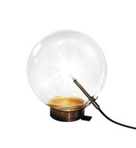 Lampe de table / en verre / en laiton /...