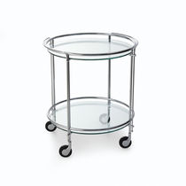Chariot de service / en verre