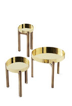 Table basse contemporaine / en marbre /...