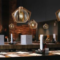 Suspension / bois / en verre / contemporaine