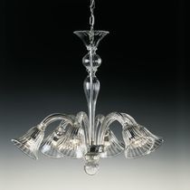 Lustre contemporain / en verre de Murano...