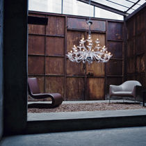 Lustre classique / en verre / 8 ampoules...