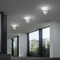Plafonnier contemporain / rond / en acier...