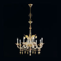 Lustre classique / en verre / 8 ampoules...