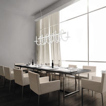 Lustre contemporain / en verre / 8 ampoules...