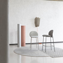 Chaise de bar contemporaine / en tissu /...