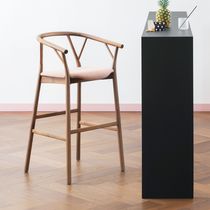 Chaise de bar contemporaine / en tissu /...