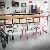 Tabouret de bar contemporain / en hêtre...