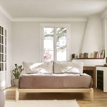 Lit double / contemporain / avec tête de...