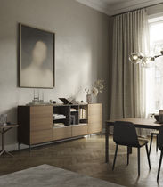 Buffet contemporain / en bois laqué / en...