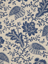 Tissu d'ameublement / à fleurs / en lin