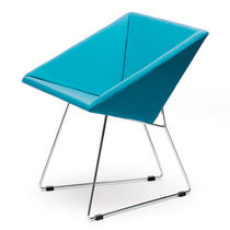 Chaise contemporaine / en tissu