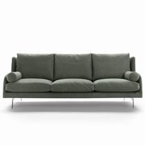 Canapé contemporain / en tissu / en cuir...