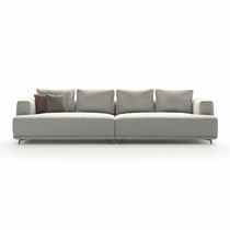 Canapé modulable / contemporain / gris /...