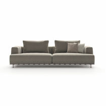 Canapé modulable / contemporain / gris /...