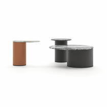 Table basse contemporaine / en marbre /...