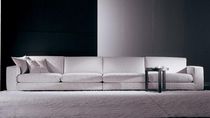 Canapé contemporain / gris / en tissu /...