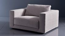 Fauteuil contemporain / en tissu / avec...