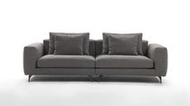 Canapé d'angle / contemporain / marron /...