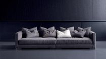 Canapé contemporain / beige / en tissu /...