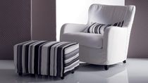 Fauteuil contemporain / en tissu / avec...