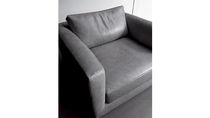 Fauteuil contemporain / en cuir