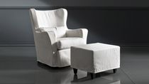 Fauteuil contemporain / en tissu / avec...
